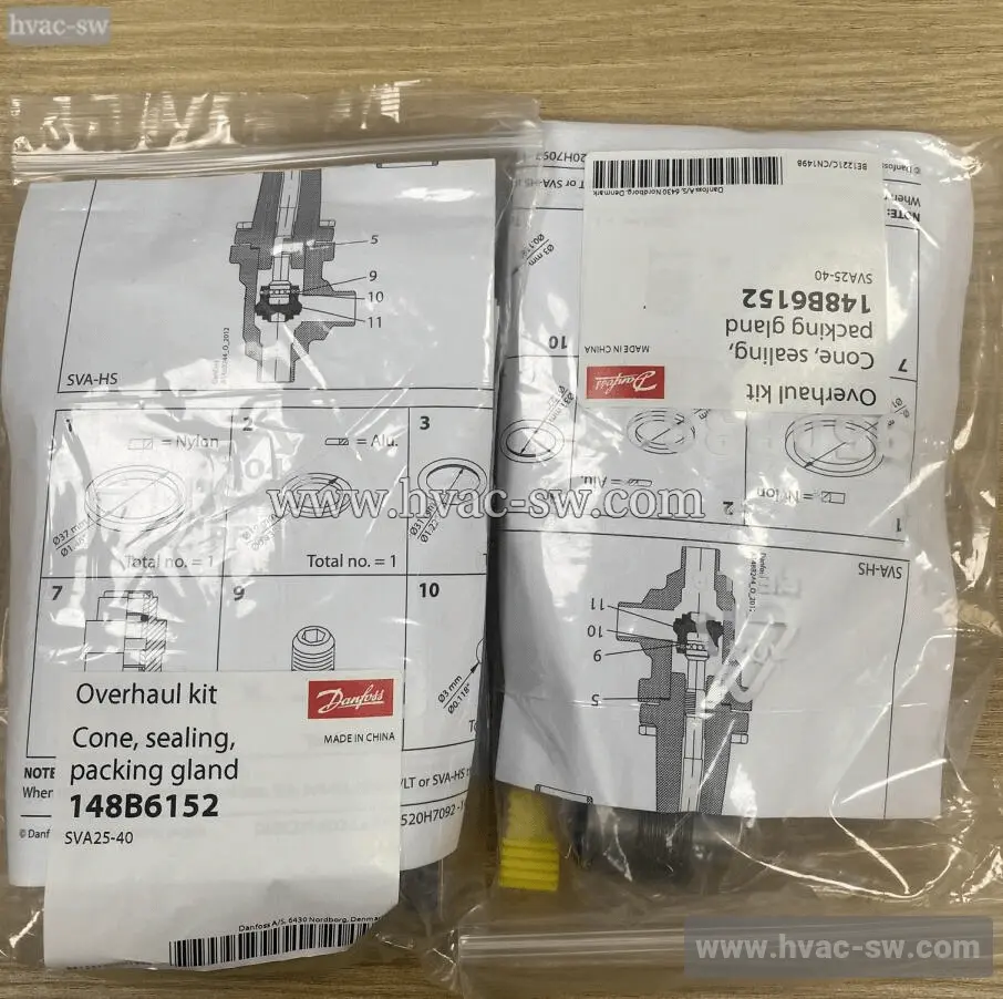 Danfoss 148B6152 Stop Valve Repair Kit SVA25-40 -picture-4