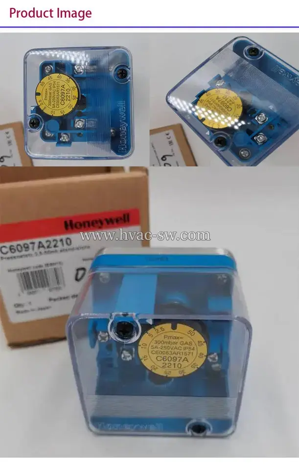 Honeywell C6097A2210 Gas Pressure Switch -picture-5