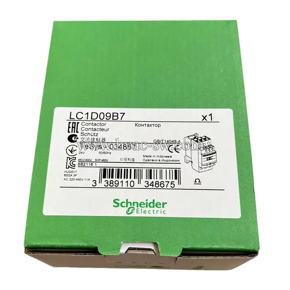 Schneider LC1D09B7 9A 24VAC AC Magnetic Contactor -picture-main