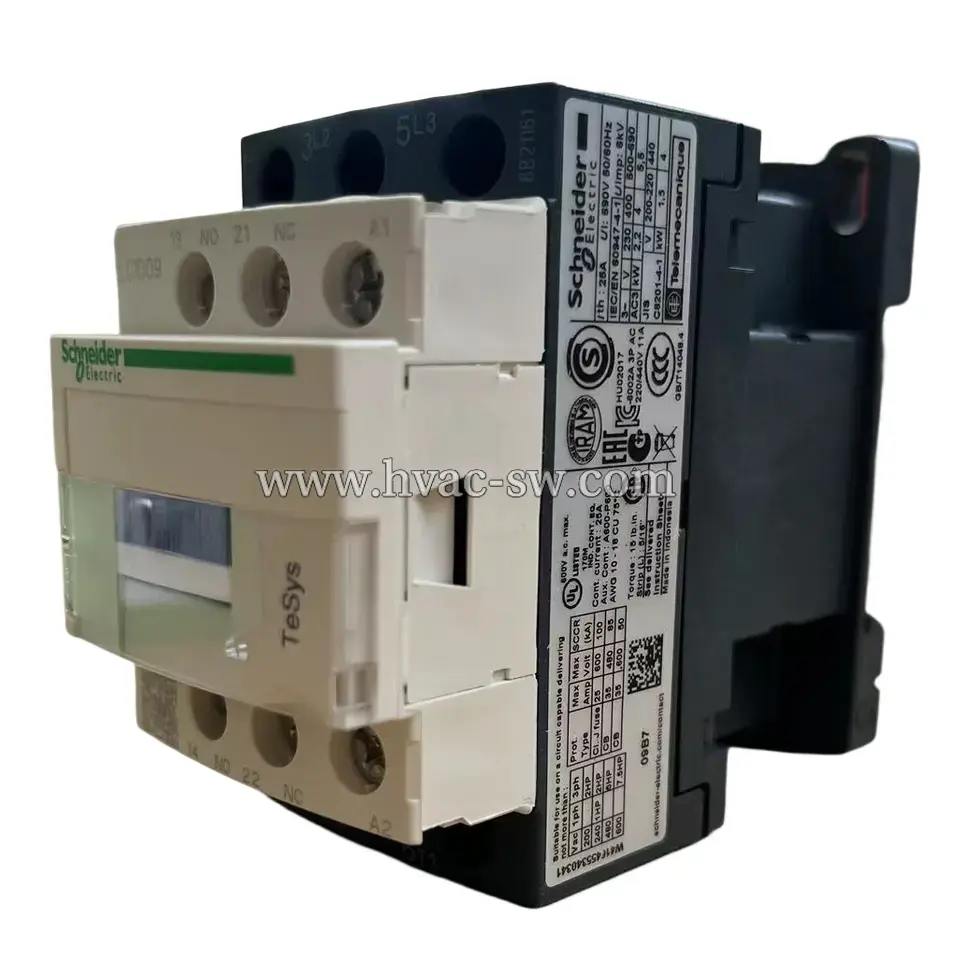 Schneider LC1D09B7 9A 24VAC AC Magnetic Contactor -picture-3