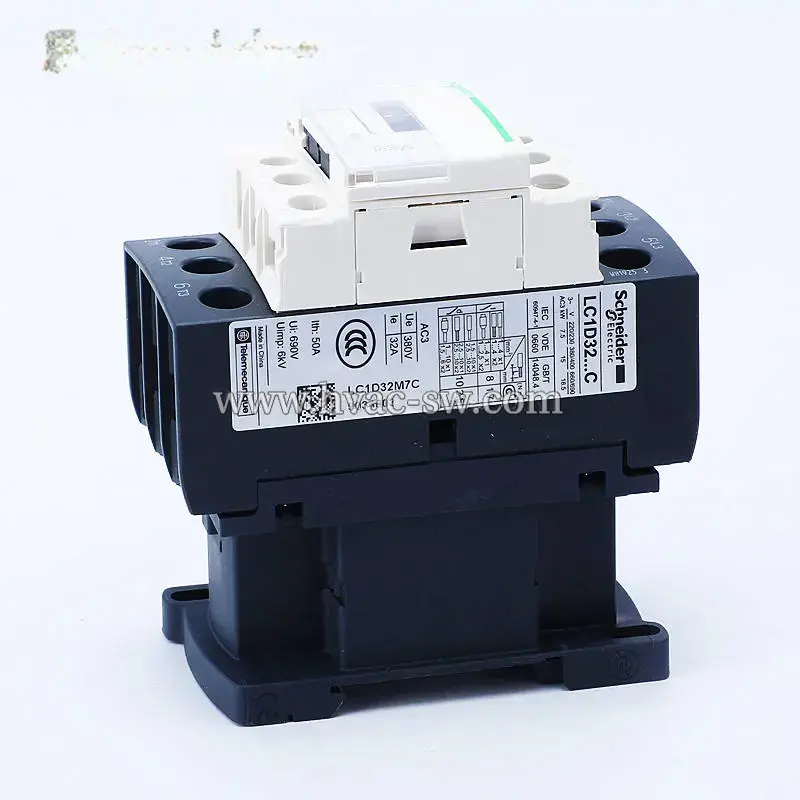 Schneider LC1N3210 32A 3-Pole AC Contactor -picture-2