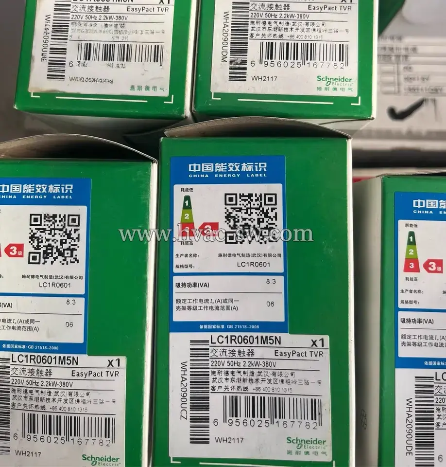 Schneider LC1R0610 6A 3-Pole AC Contactor -picture-1