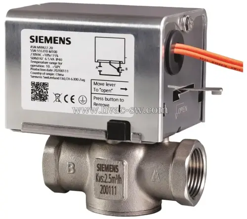 SIEMENS MVI422.20 230V Electric 2-Way Valve