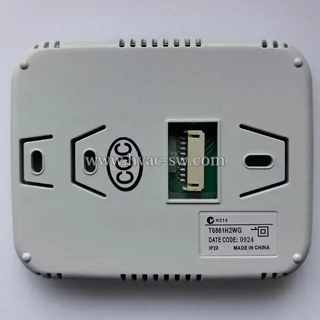 Honeywell T6861 T6861H2WG thermostat with large LCD display
