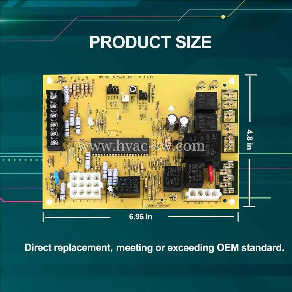 York 031-01267-001A Replacement Furnace Control Board -picture-2