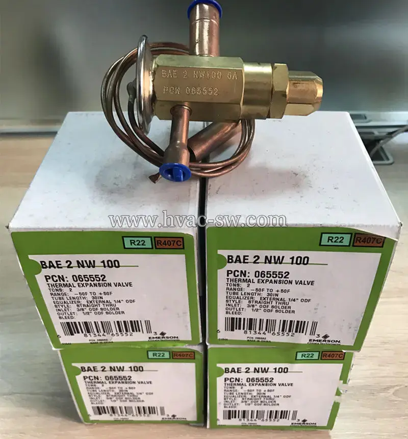 Emerson BAE1 BAE2 BAE3 BAE4 BAE5 BAE6 HC Thermostatic Expansion Valve -picture-2