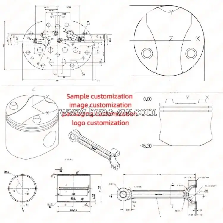 Copeland Compressor 75.6 Gasket Kit 6MT Replacement Parts -picture-2