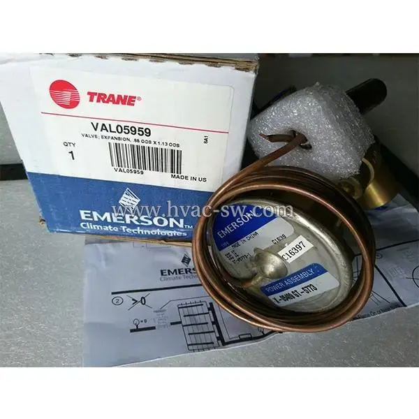 Emerson VAL05959 Thermal Expansion Valve OEM Replacement for Trane -picture-3