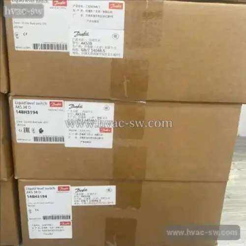 Danfoss AKS38 148H3194 switch installation example
