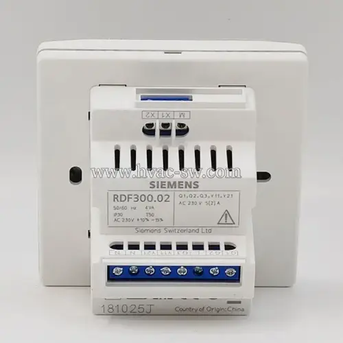 SIEMENS RDF300.02 Central Air Conditioning Thermostat