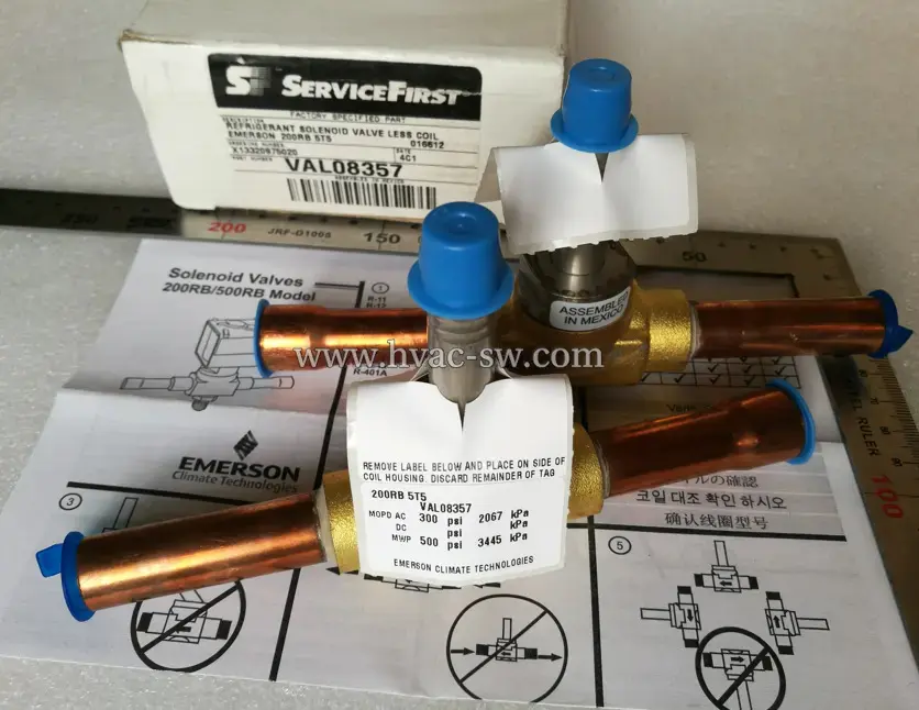 Trane VAL08357 X13320975020 Stainless Steel Solenoid Valve -picture-1