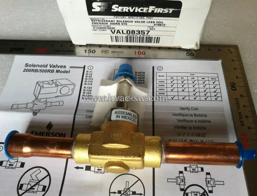 Trane VAL08357 X13320975020 Stainless Steel Solenoid Valve -picture-2