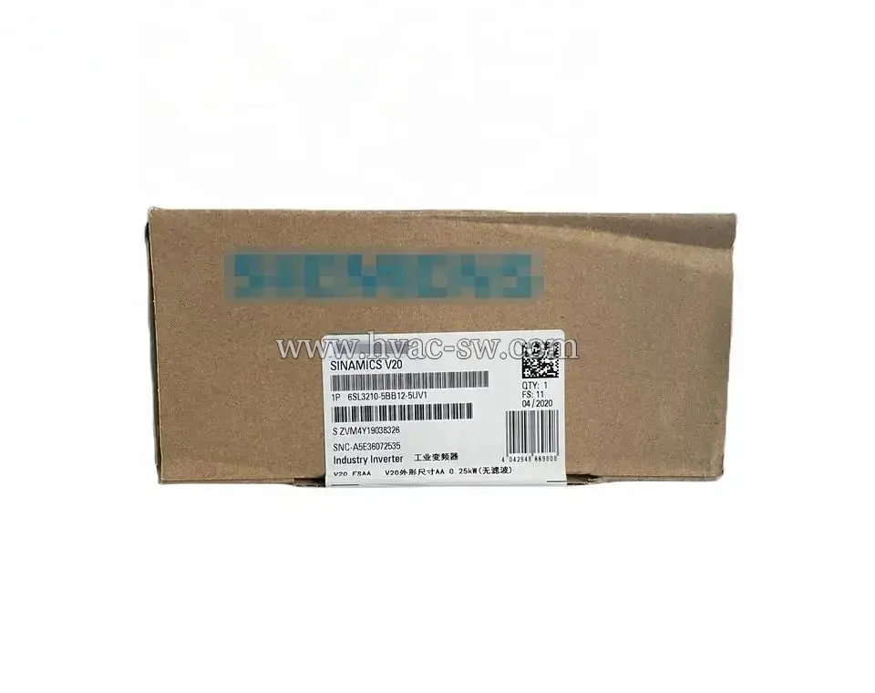 SIEMENS 6SL3210-5BB12-5UV1 SINAMICS V20 VFD Drive -picture-1