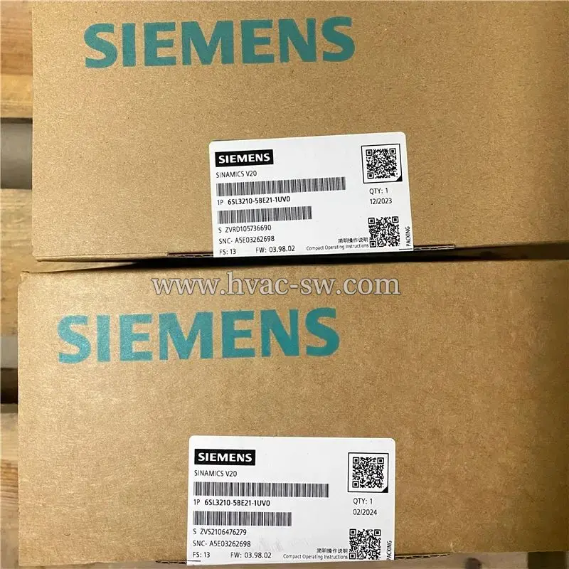 SIEMENS 6SL3210-5BB13-7UV1 SINAMICS V20 VFD Drive -picture-main