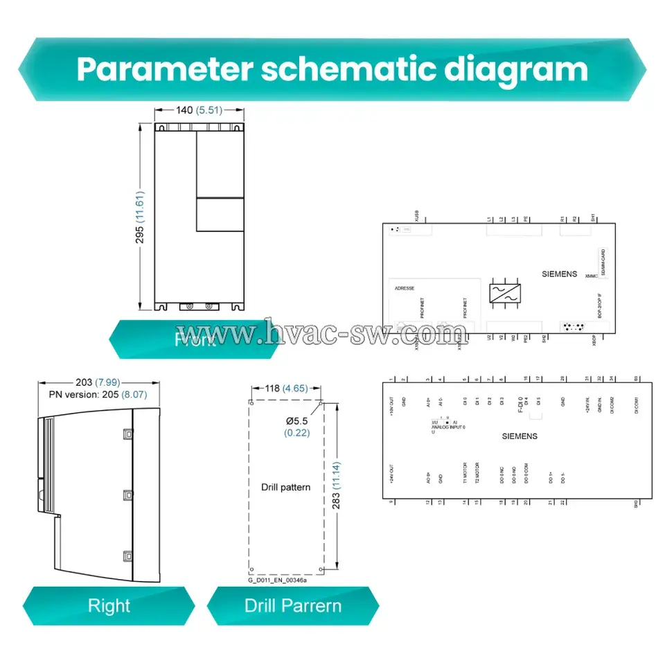 SIEMENS 6SL3210-1KE23-2UF1 SINAMICS G120C -picture-2