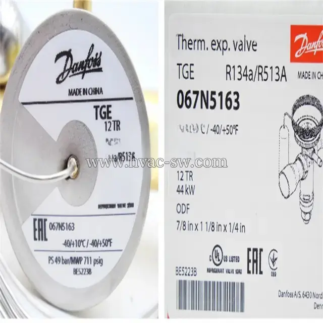 Danfoss 067N5163 TGE Thermal Expansion Valve -picture-main