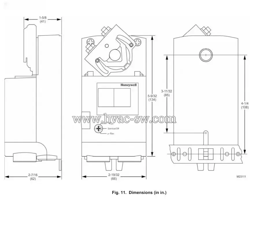 Honeywell ML7421A8035-E Smart Electric Linear Valve Actuator -picture-5