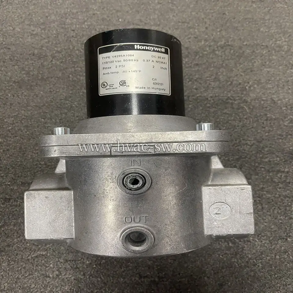 UL/CSA certified Honeywell V4295A1064 gas valve