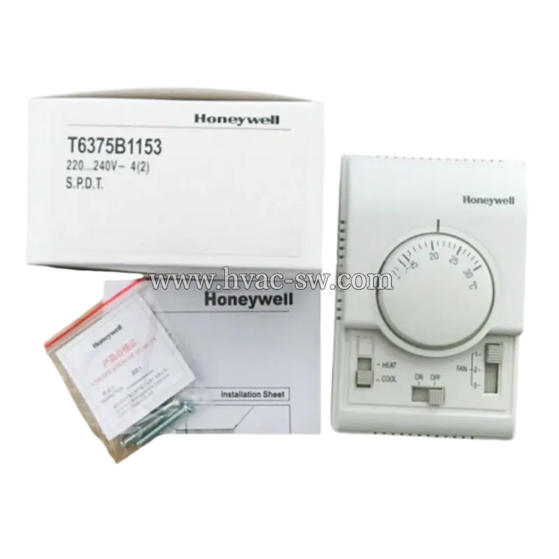Honeywell T6375B1153 thermostat with reliable valve control