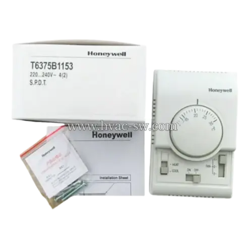 Honeywell T6375B1153 thermostat with reliable valve control
