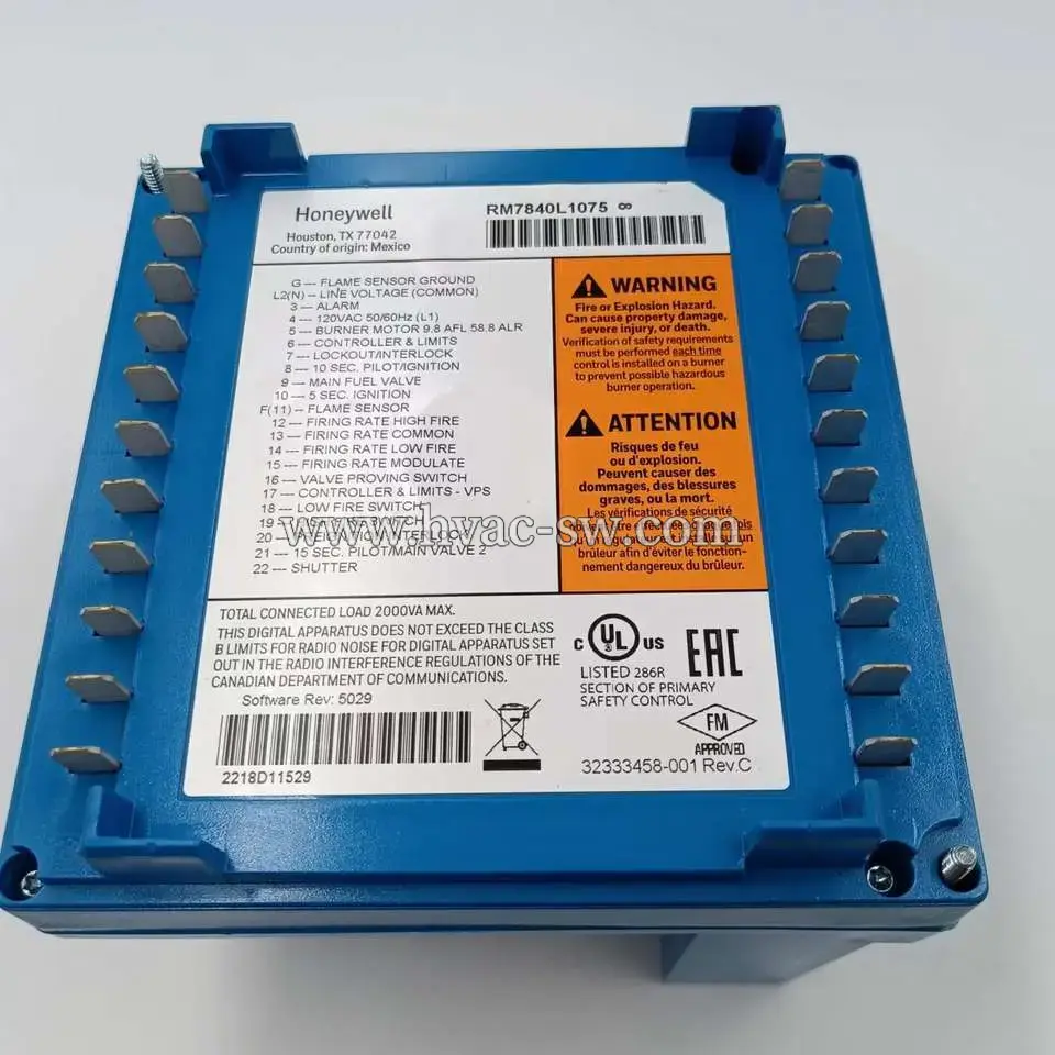 Honeywell RM7840L1075 Flame Safeguard Combustion Controller -picture-3