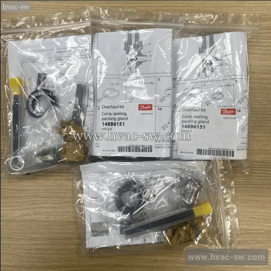Danfoss 148B6151 SVA Stop Valve Repair Kit -picture-3