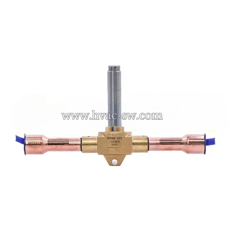 Emerson C233506 200RE5T5 Refrigeration Solenoid Valve 5/8" ODF Less Coil -picture-main