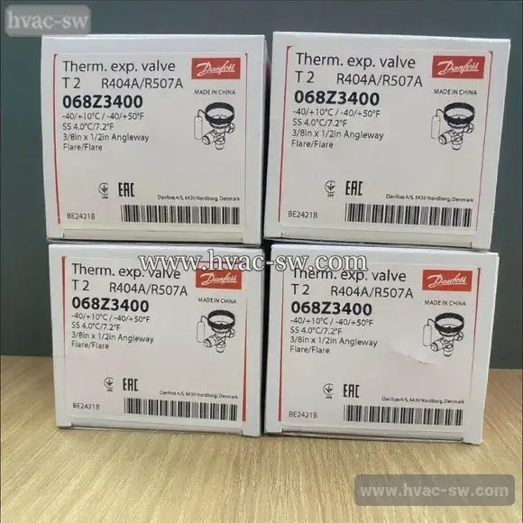 Danfoss T2 068Z3400 expansion valve with box