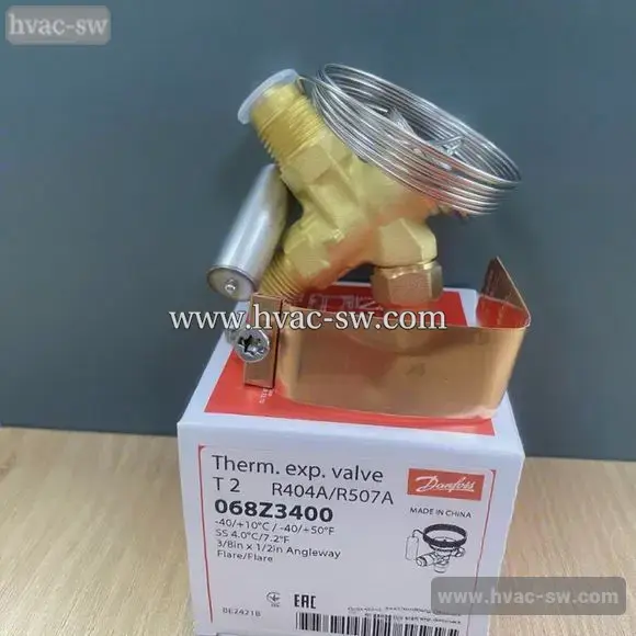 Danfoss 068Z3400 R404A/R507A thermal expansion valve