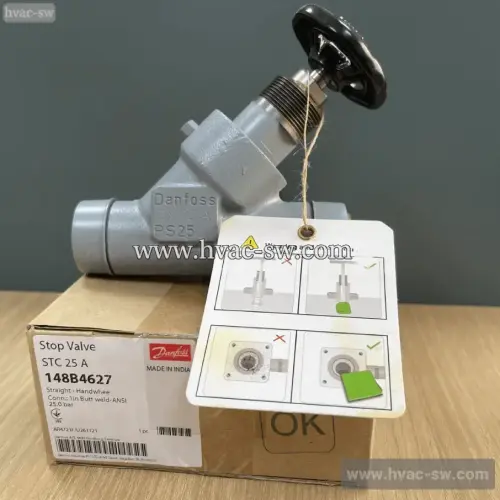 Danfoss STC 25A stop valve 148B4627 with box