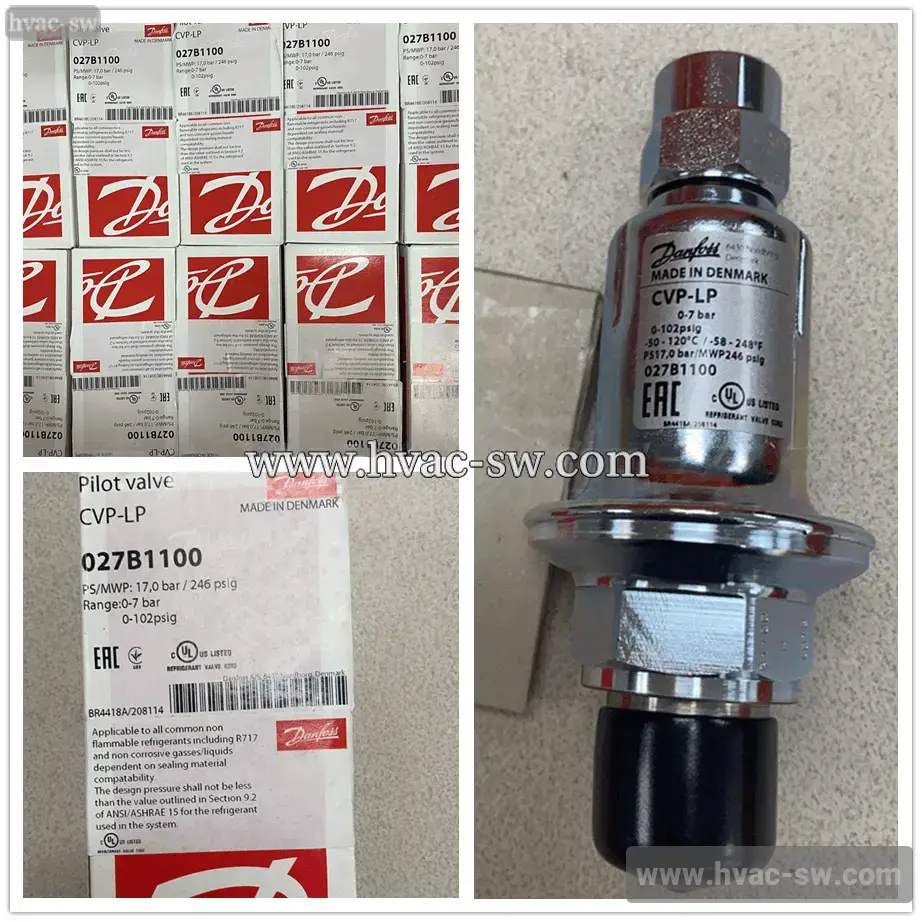 Danfoss CVP-LP pilot valve 027B1100 with package