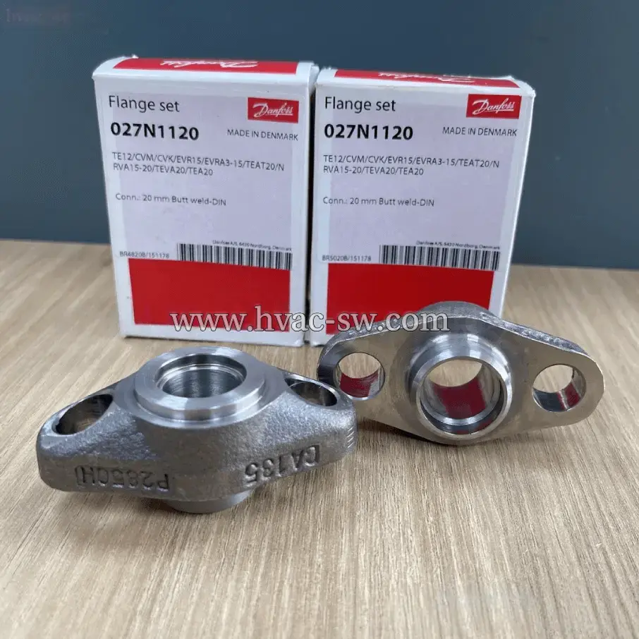 Danfoss 027N1120 20mm DIN butt weld flange set