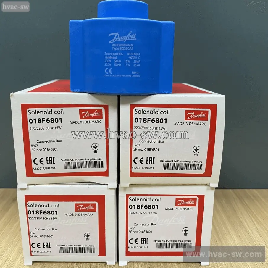 Danfoss 018F6801 Solenoid Valve Coil BG230AS -picture-1