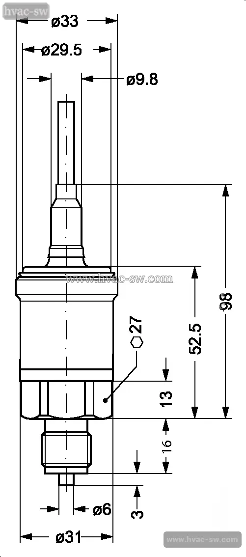 Danfoss AKS33 060G2156 Pressure Sensor Industrial Grade -picture-3