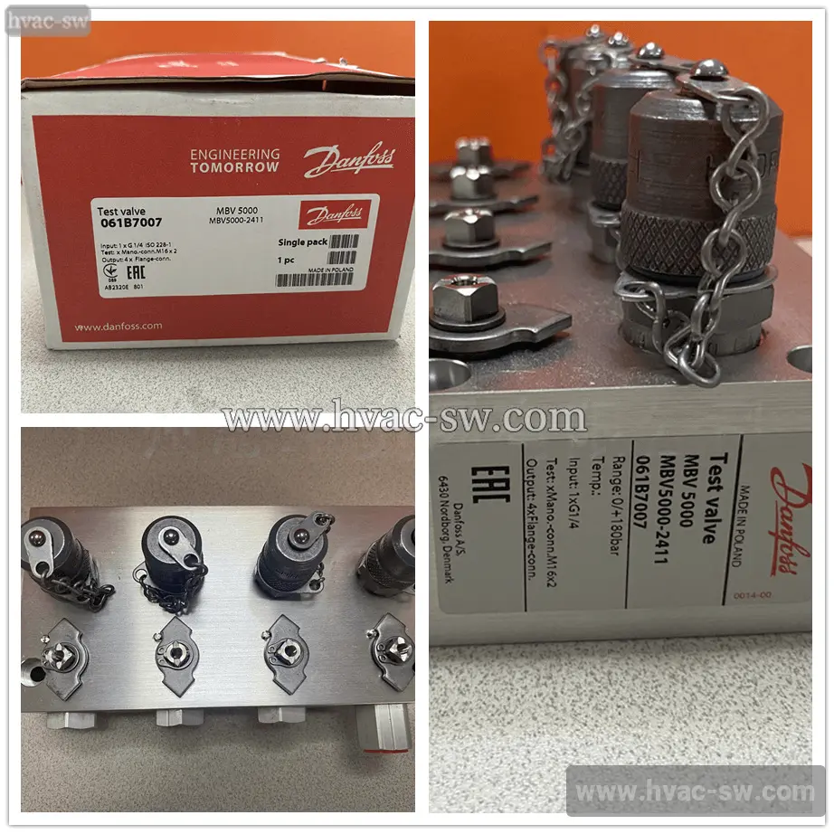 DANFOSS MBV5000-2311(061B7006) MBV5000-2411(061B7006) Pressure Test Valve -picture-2