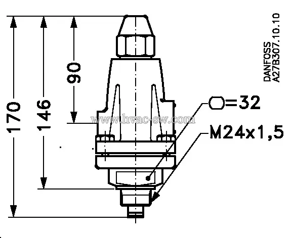 Danfoss CVP-LP-HP Series Valve Mechanism