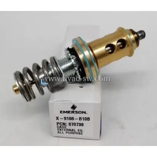 Emerson X-9166-B10B 070738 valve core packaging