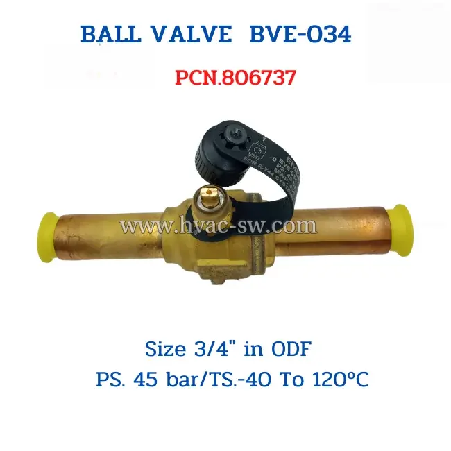 Emerson BVE-034 806737 High-Pressure Ball Globe Valve