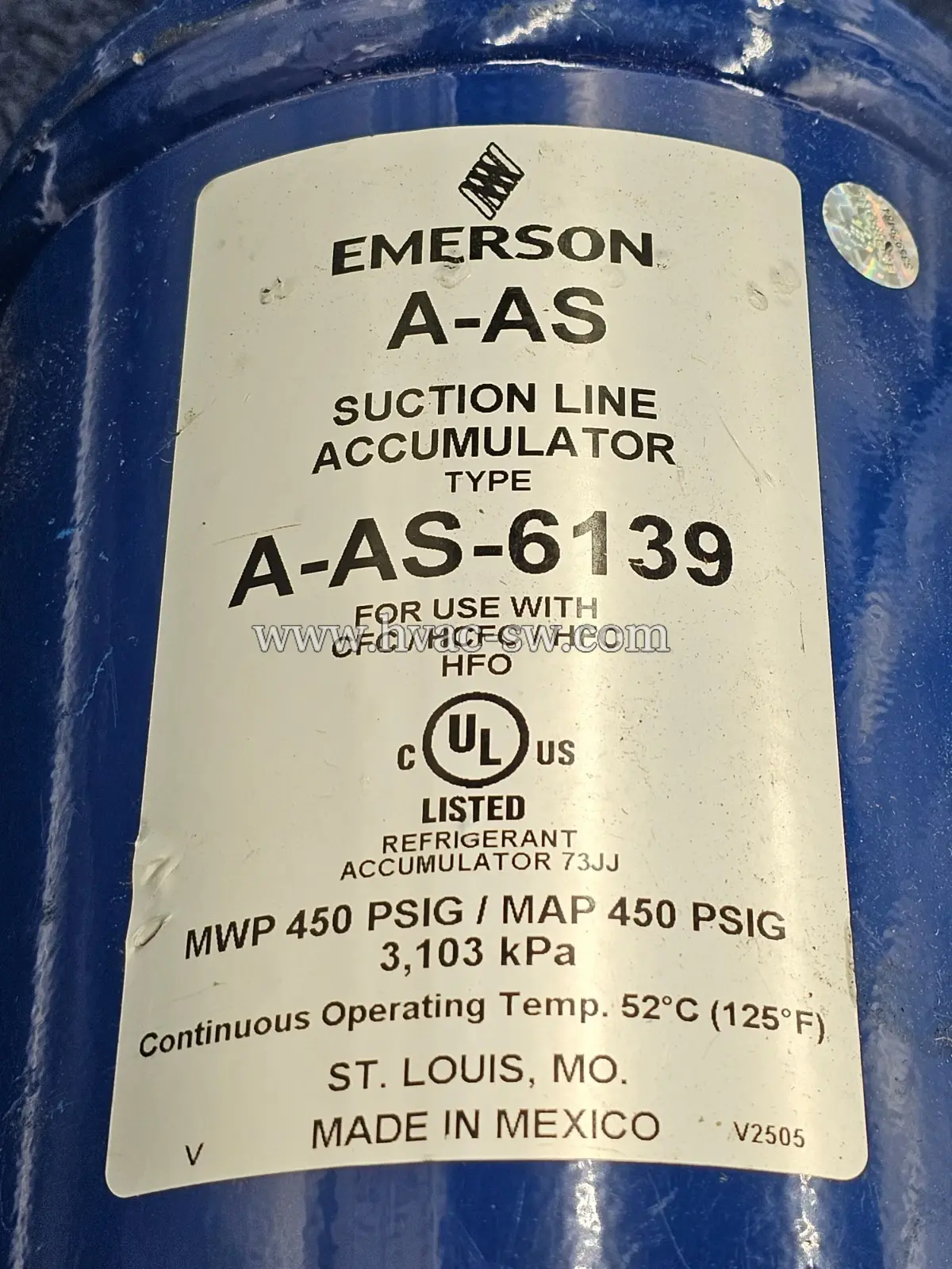 Emerson A-AS6139 Gas-Liquid Separator Close-Up