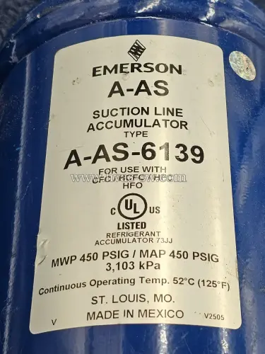 Emerson A-AS6139 Gas-Liquid Separator Close-Up