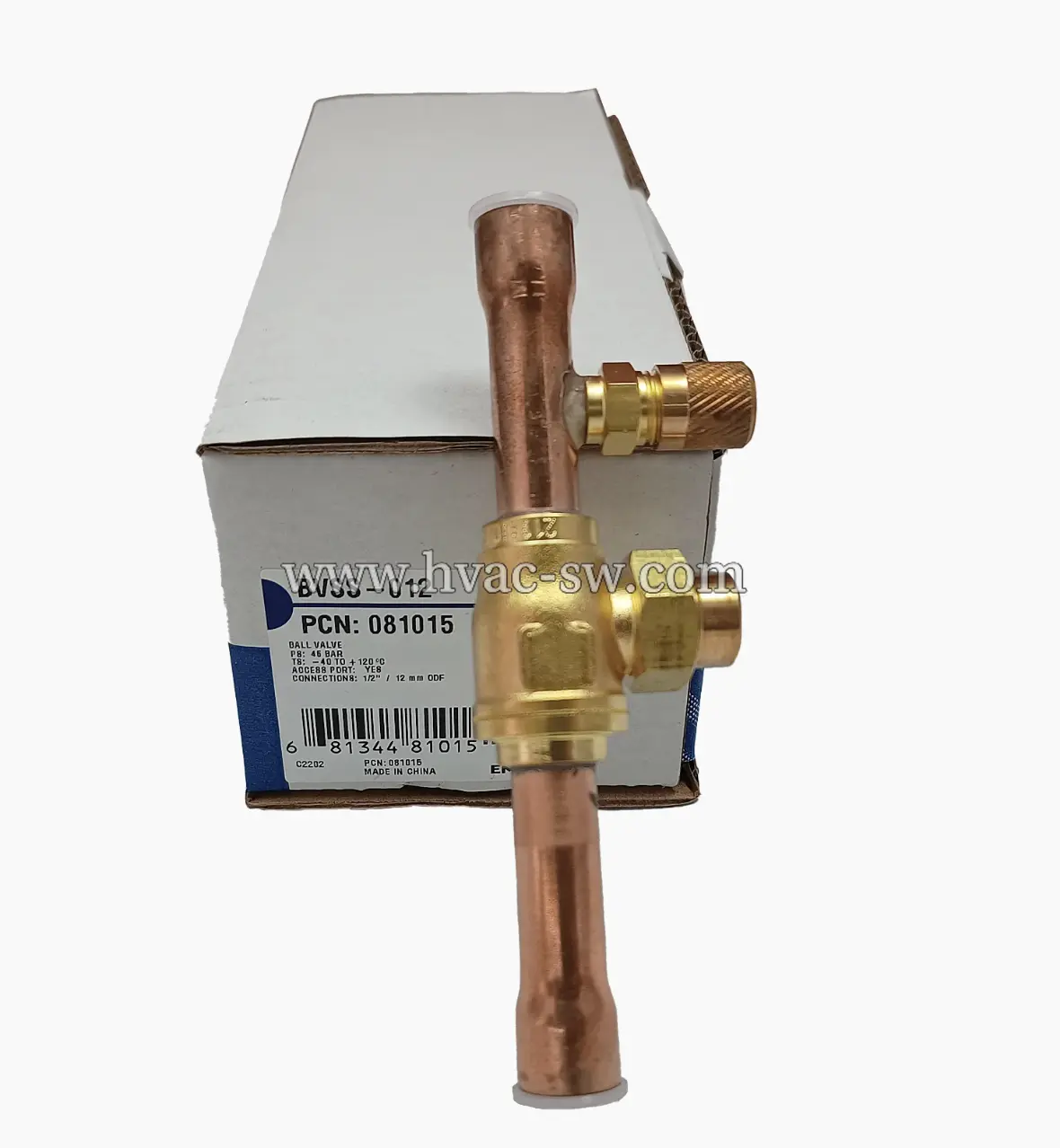 Emerson BVSS-012 081015 Ball Valve with 1/2" Test Port