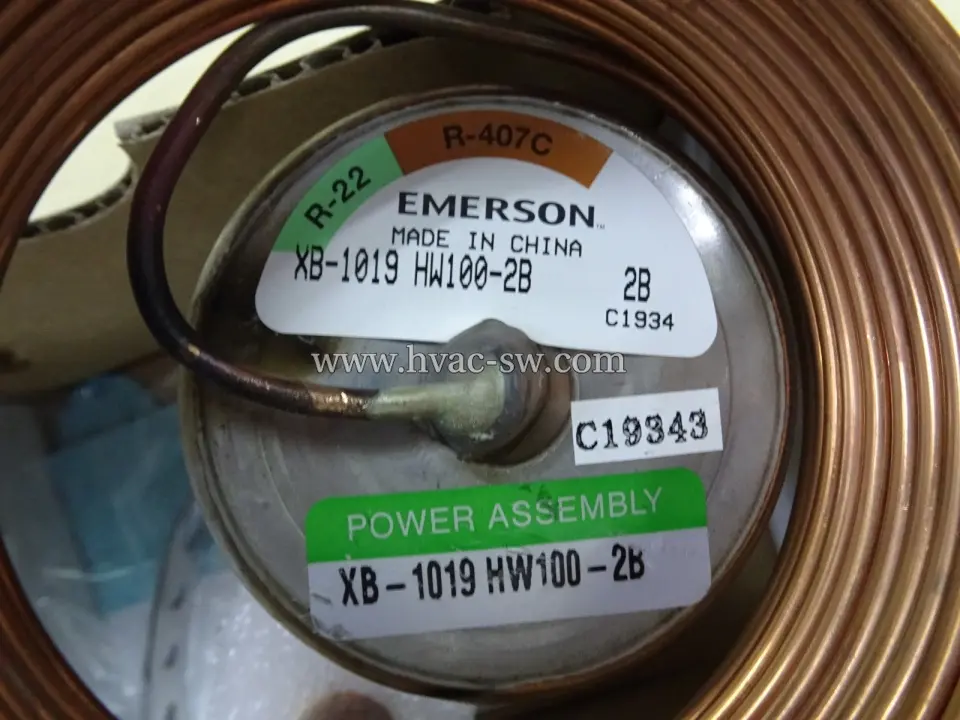 Emerson 062658 XB-1019HW100-2B expansion valve temperature sensing bulb