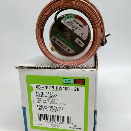 Emerson XB-1019HW100-2B 062658 expansion valve temperature sensing bulb