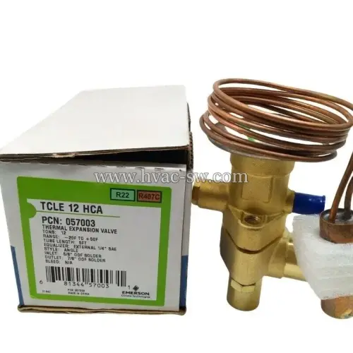 Emerson TCLE12 HCA 057003 thermal expansion valve