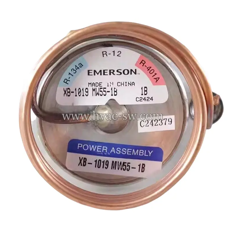 Emerson XB-1019 MW55-1B 057370 Power Assembly, 5FT Capillary, 1/4" SAE External Equalized for TCLE/TJLE/TJRE TXV -picture-1