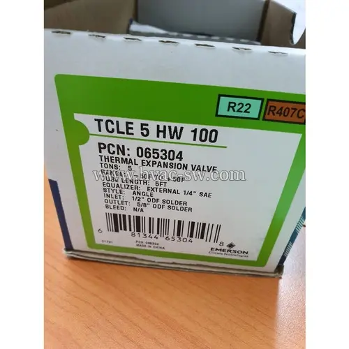 Emerson 065304 TCLE 5 HW 100 Thermal Expansion Valve