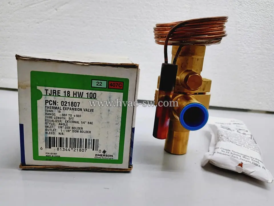 Emerson 021807 TJRE 18HW100 Thermal Expansion Valve