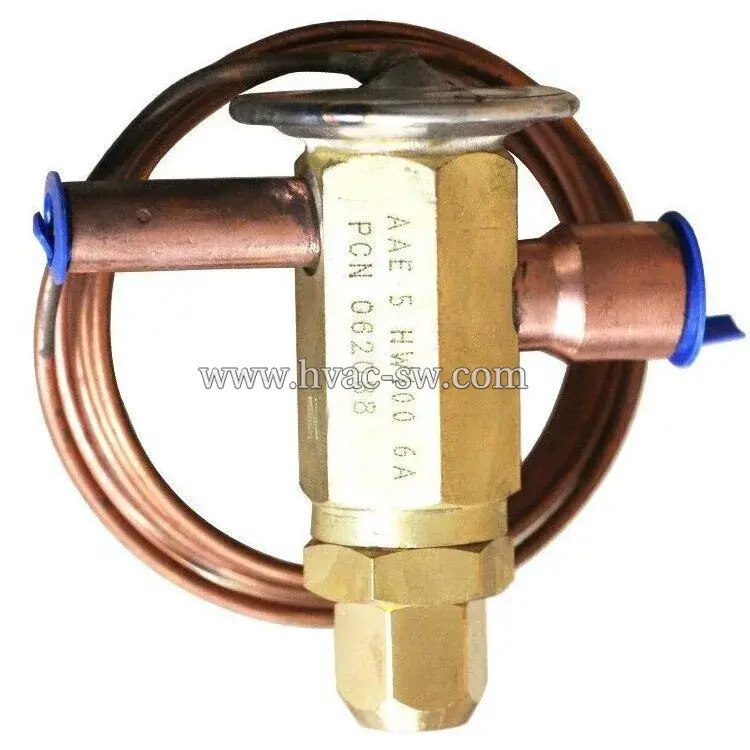 Emerson AAE 1-1/2 HC 062841 Thermal Expansion Valve 1.5TR R22/R407C Straightway 3/8"×1/2" ODF -picture-3