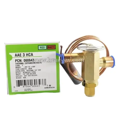 Emerson AAE3HCA 060643 12*16 flare connections thermal valve