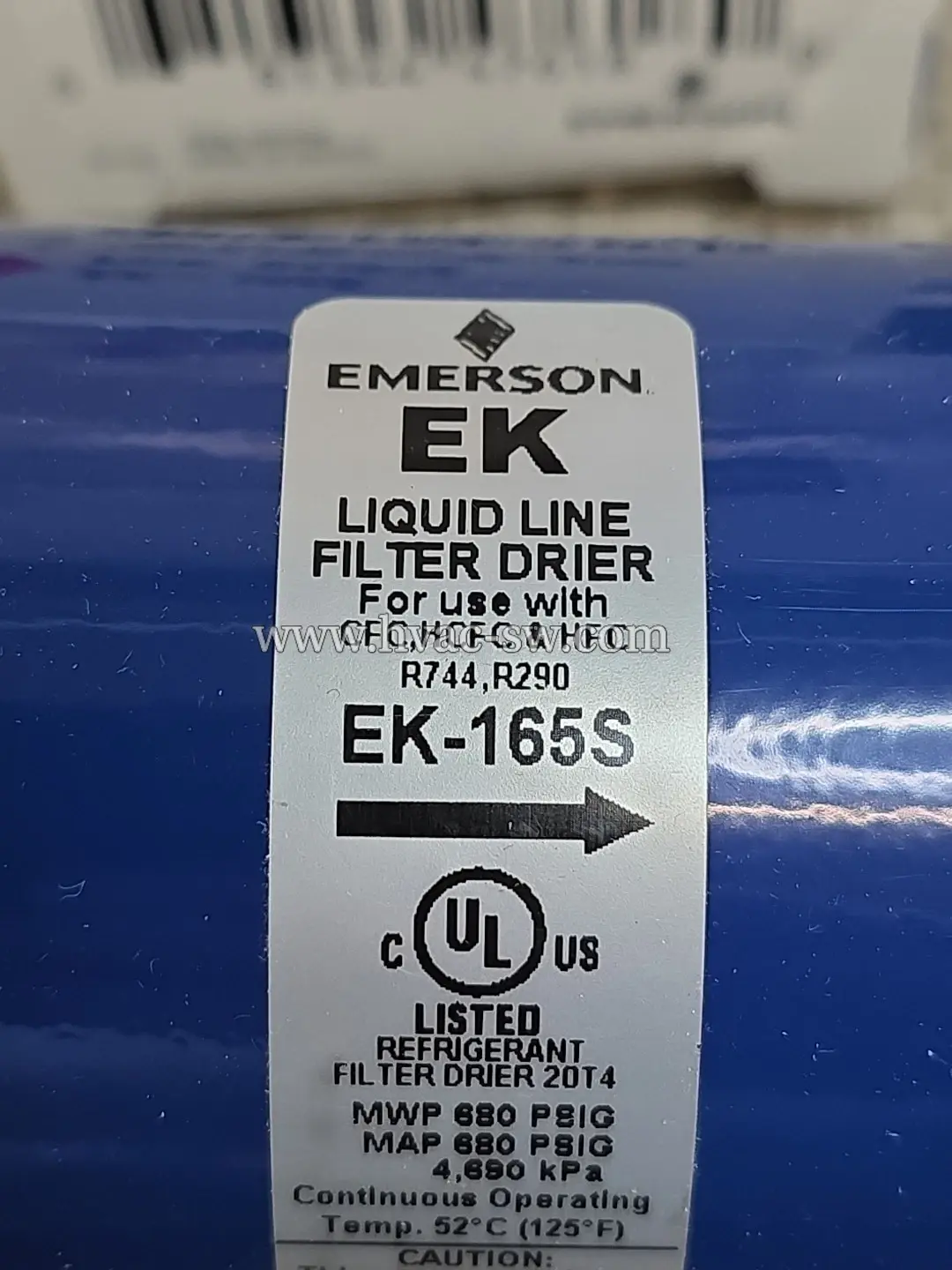 Emerson 047618 EK-165S 16mm weld connection drier filter